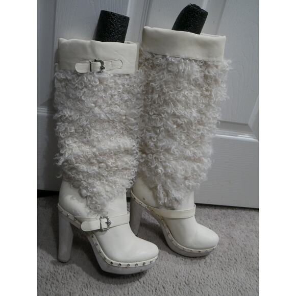 RARE!!!!  2006 STUNNING NEW Dolce & Gabbana Fur Boots! 38 - Picture 3 of 10